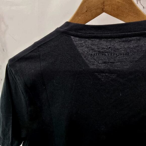 Everlane T Shirt Mens Medium Black Short Sleeve V Organic Cotton Tee Uniform - Picture 6 of 9